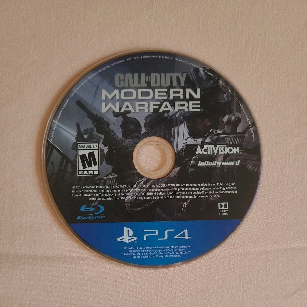 Call Of Duty Modern‎ Warfare Playstation 4 PS4 Nice Condition *NO manual*